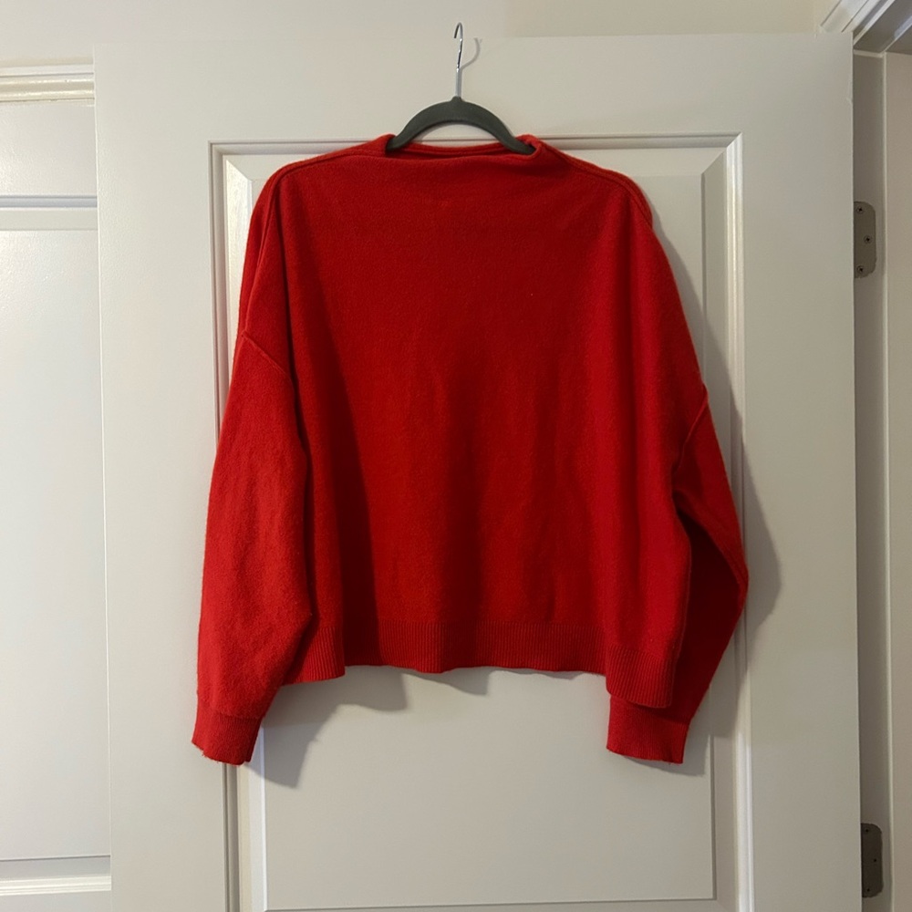 Pilcro 100% Cashmere Red Sweater - Picture 3 of 4